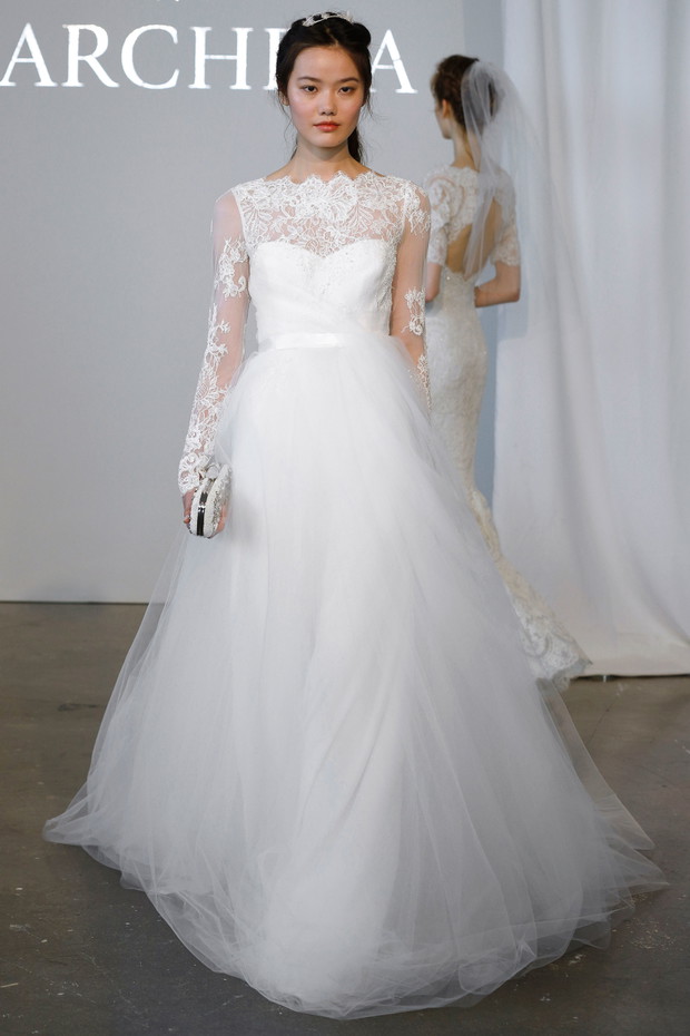 Suknie ślubne 2015: Marchesa wiosna 2015