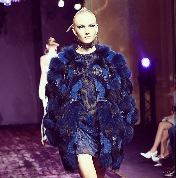 Versace haute couture jesień-zima 2014/2015 - relacja Instagram