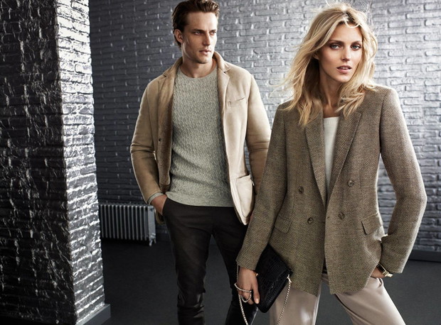 Anja Rubik w kampanii Massimo Dutti NYC Collection