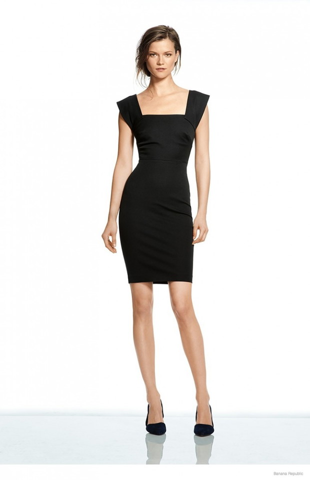 Kasia Struss w lookbooku Roland Mouret x Banana Republic