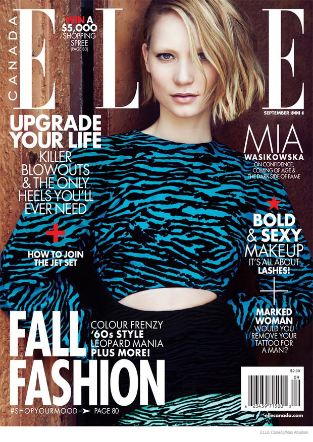 Mia Wasikowska dla ELLE Canada
