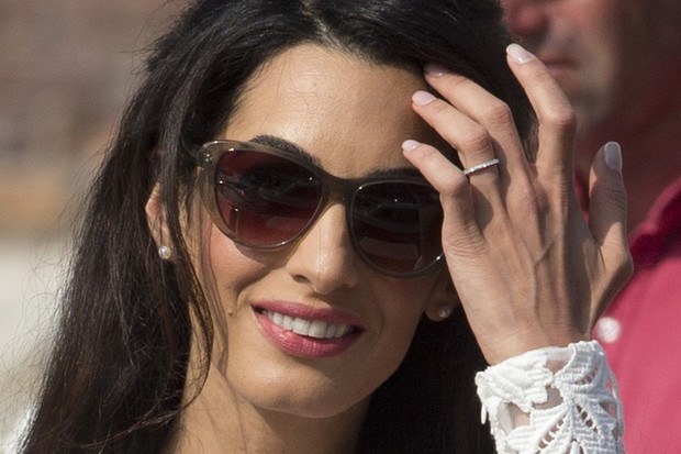 George Clooney i Amal Alamuddin już po ślubie