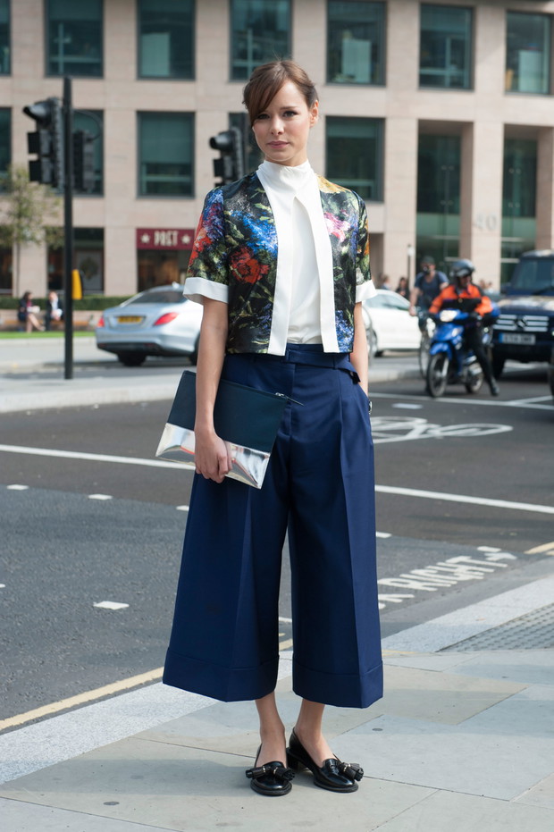 Street fashion: London Fashion Week wiosna-lato 2015