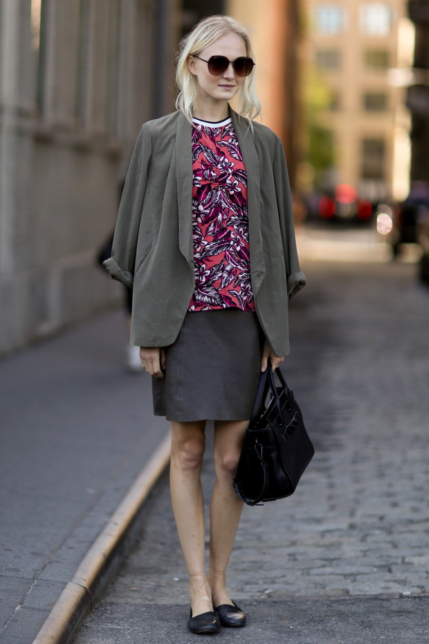 Street fashion: New York Fashion Week wiosna-lato 2015