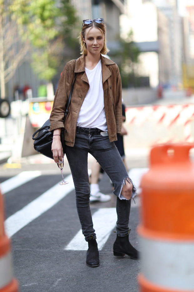 Street fashion: New York Fashion Week wiosna-lato 2015