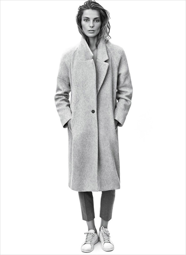 Daria Werbowy w zimowym lookbooku Mango