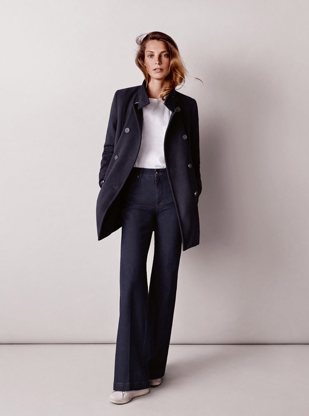 Daria Werbowy w zimowym lookbooku Mango