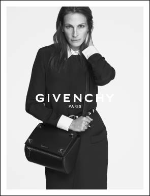 Julia Roberts w kampanii Givenchy wiosna-lato 2015