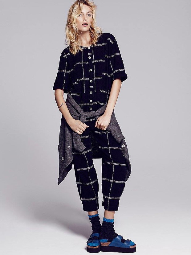 Anja Rubik w lookbooku Free People Resort 2015