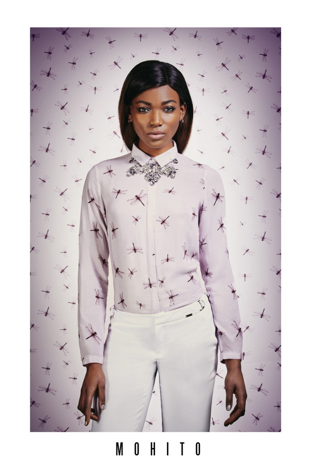 Osi Ugonoh w wiosennym lookbooku Mohito