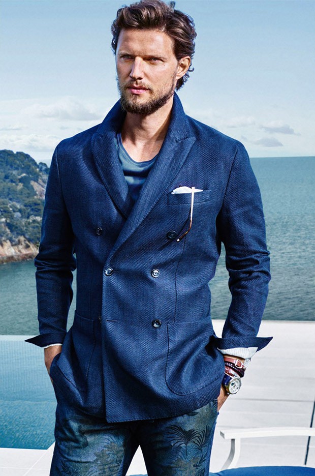 Anja Rubik i Sasha Knezevic w lookbooku Massimo Dutti wiosna 2015