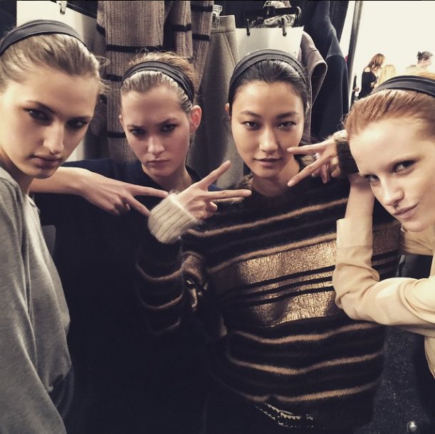 Backstage pokazu Richard Chai, https://instagram.com/magdalena_jasek/