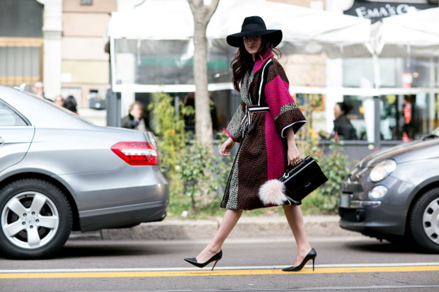 Street fashion: Milan Fashion Week jesień-zima 2015
