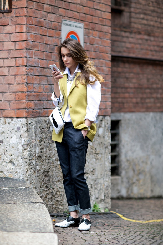 Street fashion: Milan Fashion Week jesień-zima 2015