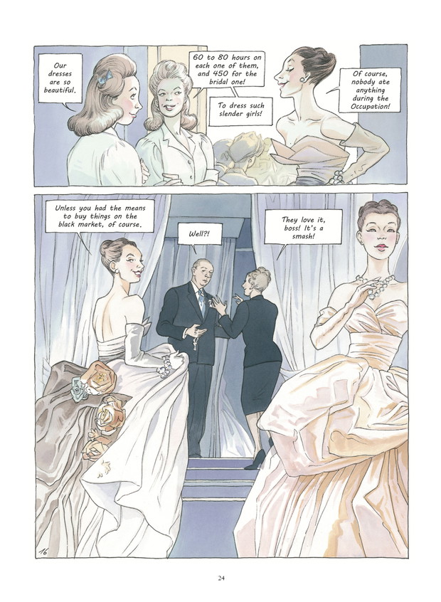 Historia marki Dior w wersji komiksowej