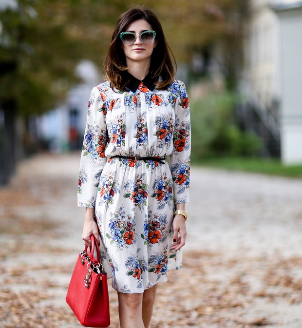 Modne sukienki wiosna lato 2015 - street fashion