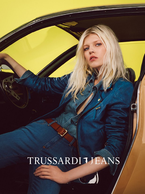Ola Rudnicka w kampanii Tru Trussardi & Trussardi Jeans w-l 2015