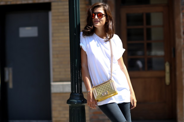 Street fashion wiosna-lato 2015: biel