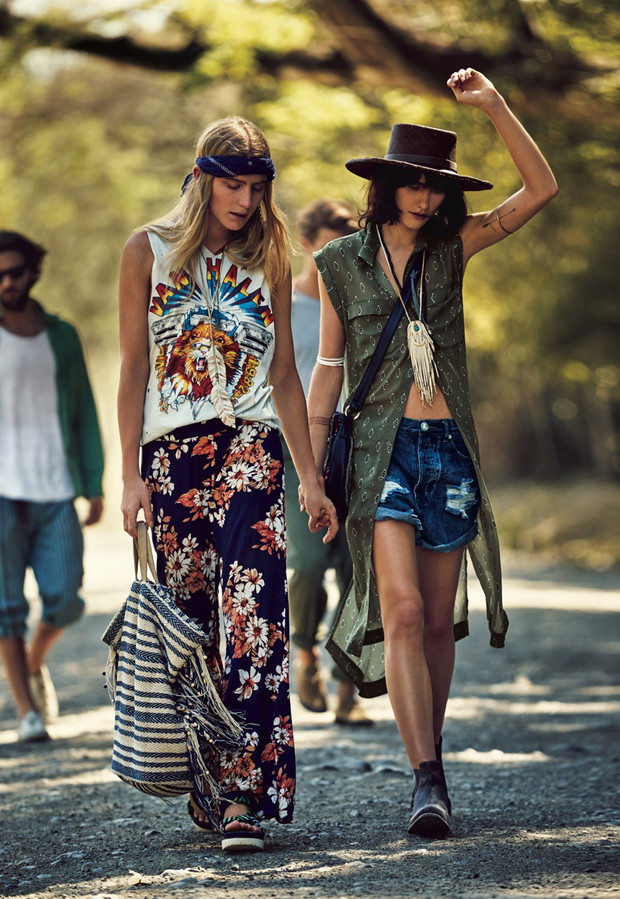 Dree Hemingway i Langley Fox dla Free People