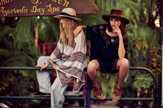 Dree Hemingway i Langley Fox dla Free People