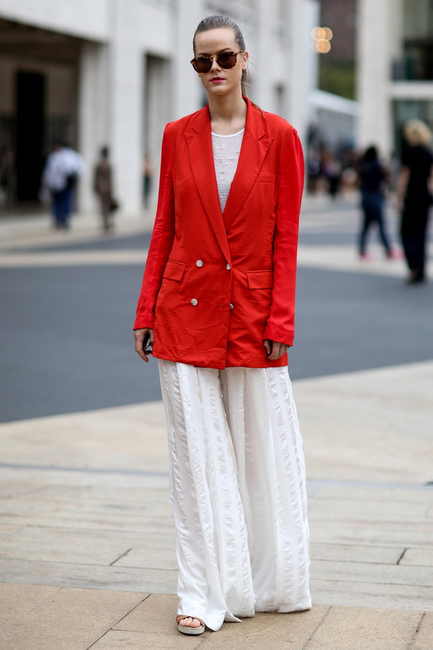 Street fashion wiosna-lato 2015: plisy