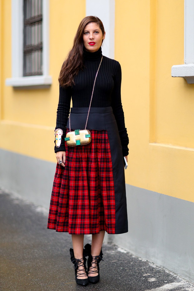 Street fashion wiosna-lato 2015: plisy