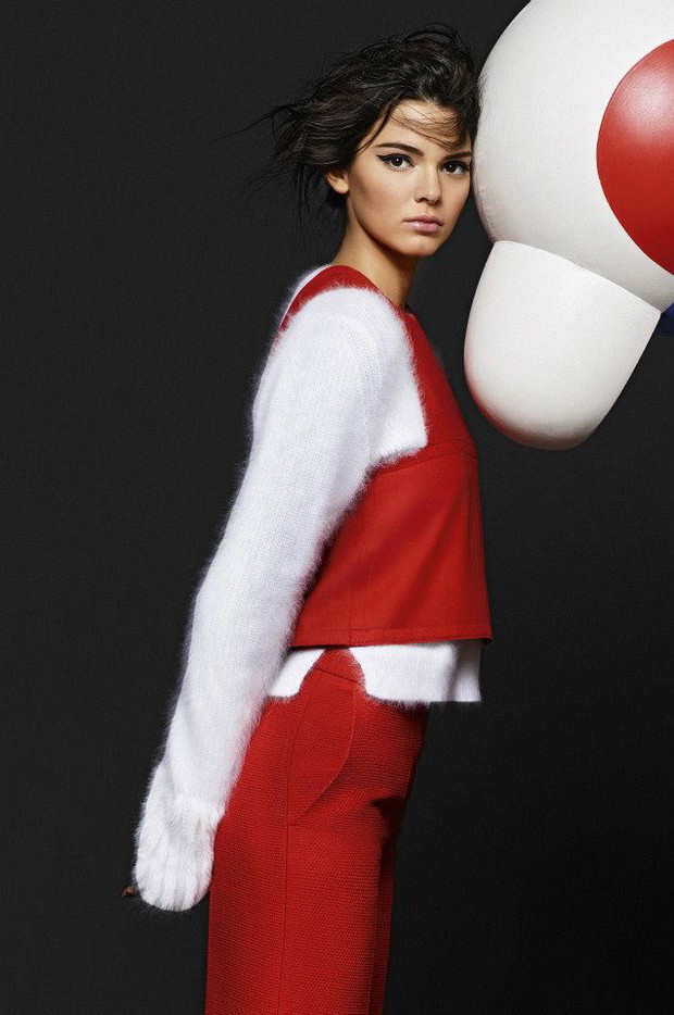 Kendall Jenner w kampanii Fendi jesień-zima 2015/2016 (WIĘCEJ ZDJĘĆ)