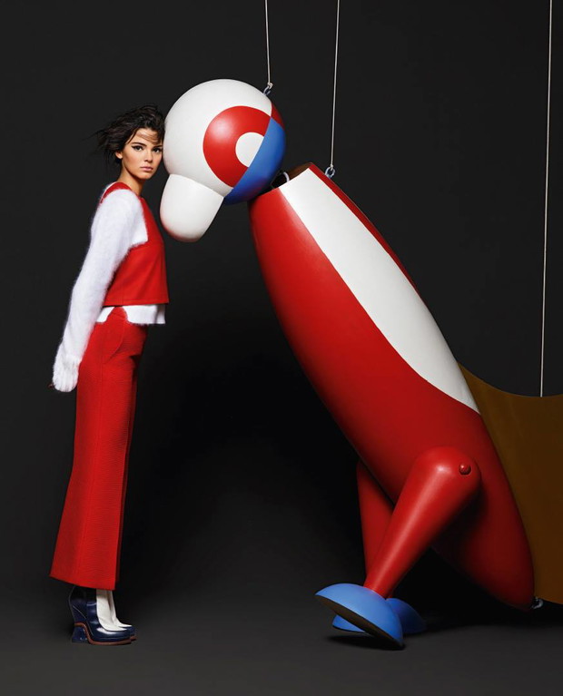 Kendall Jenner w kampanii Fendi jesień-zima 2015/2016 (WIĘCEJ ZDJĘĆ)