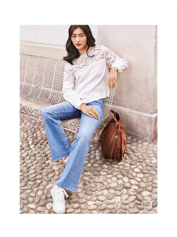 Liu Wen i Edita Vilkeviciute w lookbooku H&M Modern Essentials