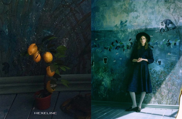 Maria Loks w kampanii Hexeline jesień-zima 2015/2016
