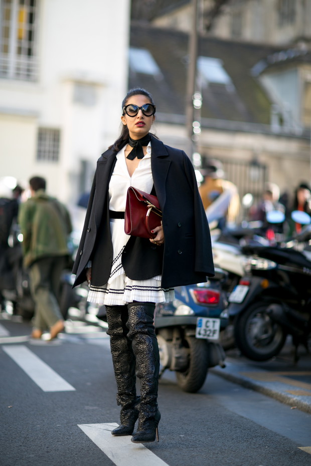 Street fashion: koszule wiązane na szyi