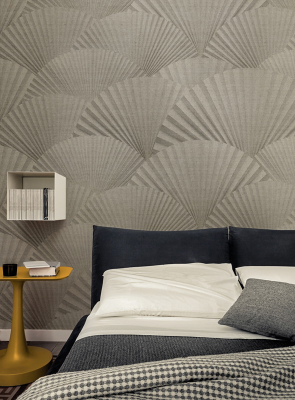 Sypialnia w neutralnych kolorach