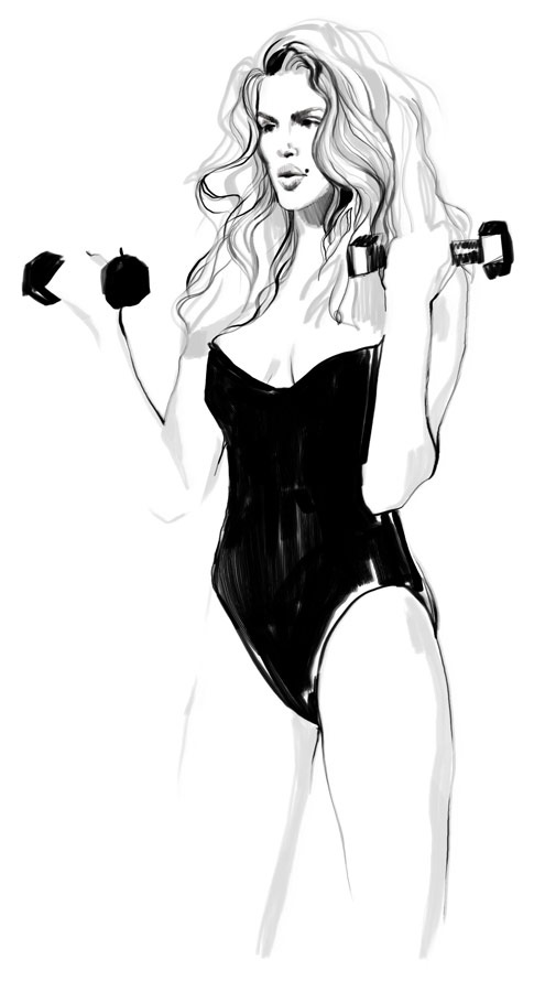 Models of the Moment - ikony mody na ilustracjach
