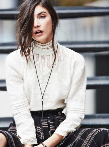 Jacquelyn Jablonski w lookooku Free People jesień 2015
