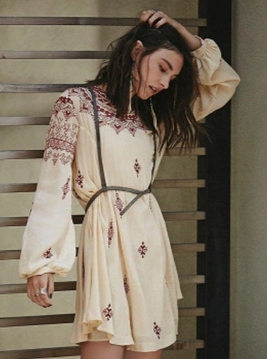 Jacquelyn Jablonski w lookooku Free People jesień 2015