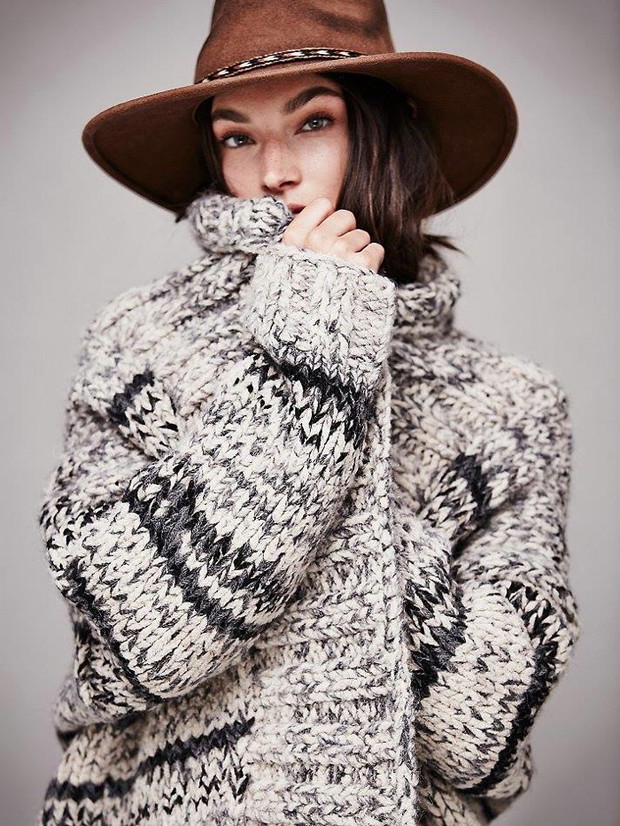 Jacquelyn Jablonski w lookooku Free People jesień 2015