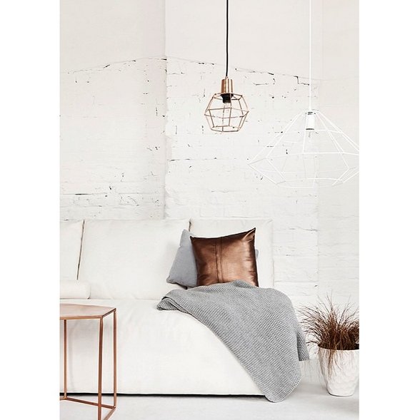 #NORDIC - proste i nietuzinkowe wnętrza w stylu nordyckim, fot. Jakub Pleśniarski www.smallbigidea.com/miedz-i-rozowe-zloto-copper-and-rose-gold/