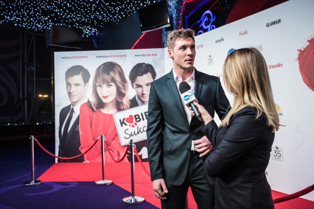 Premiera filmu Kobieta sukcesu: Mikołaj Roznerski