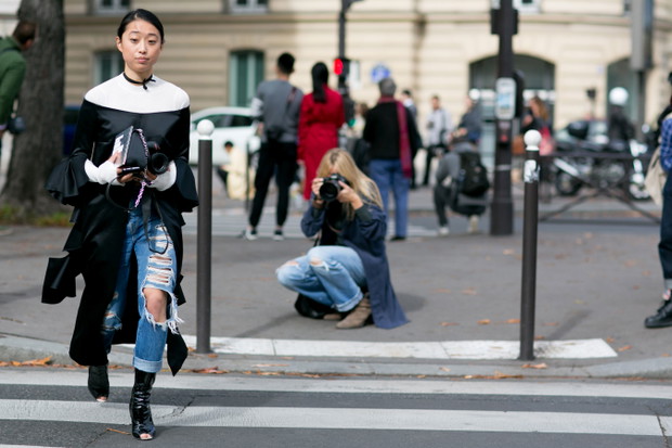 Street fashion: Paris Fashion Week wiosna-lato 2016