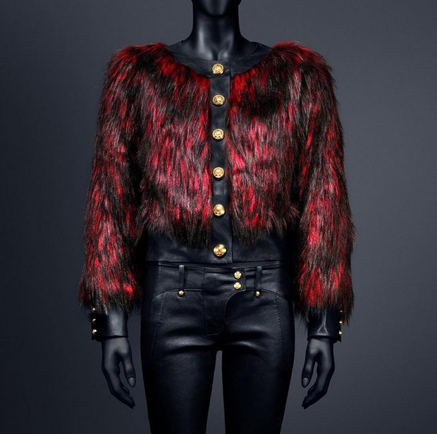 Kolekcja H&M x Balmain wyciekła do sieci! fot. instagram kswartz83kurtka z akrylu i poliestru, 399 zł