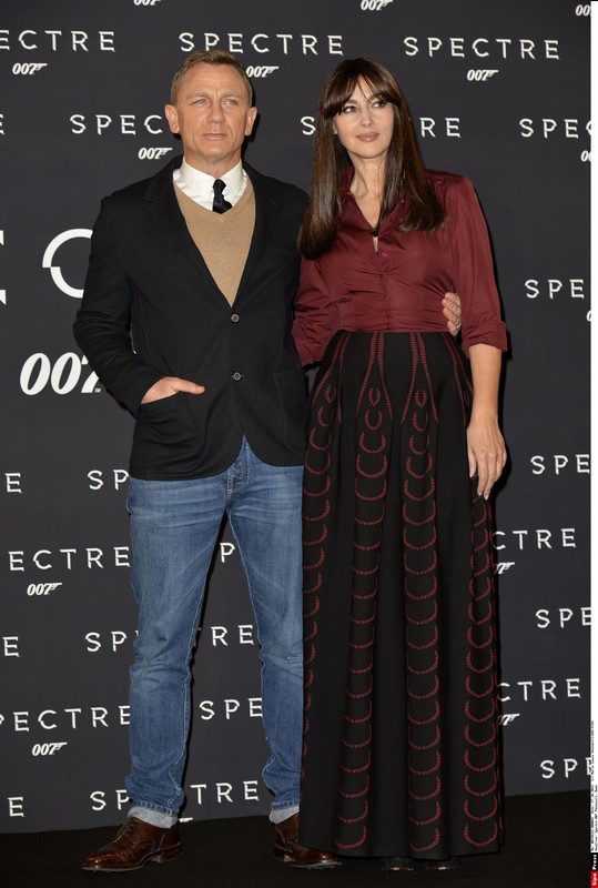 Daniel Craig, Monica Bellucci i Léa Seydoux promują film Spectre