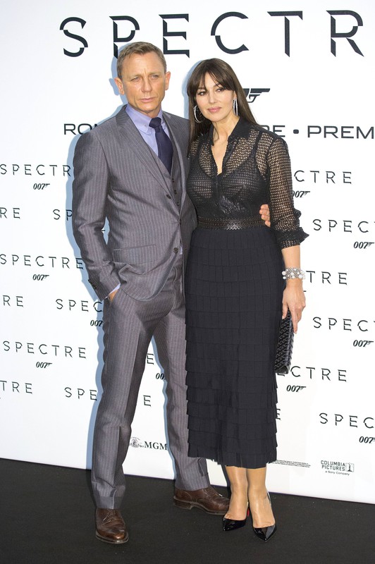 Daniel Craig, Monica Bellucci i Léa Seydoux promują film Spectre