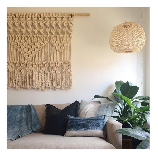 #Macrame - inspirująca sztuka boho we wnętrzach