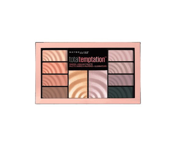 Promocja w Rossmann: -55% na produkty do makijażu. Maybelline, Temptation, paletka cieni, 77,99 zł