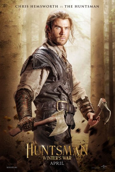 Charlize Theron i Chris Hemsworth w filmie Łowca i Królowa Lodu