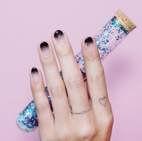 #manicure na Sylwestra 2015/2016