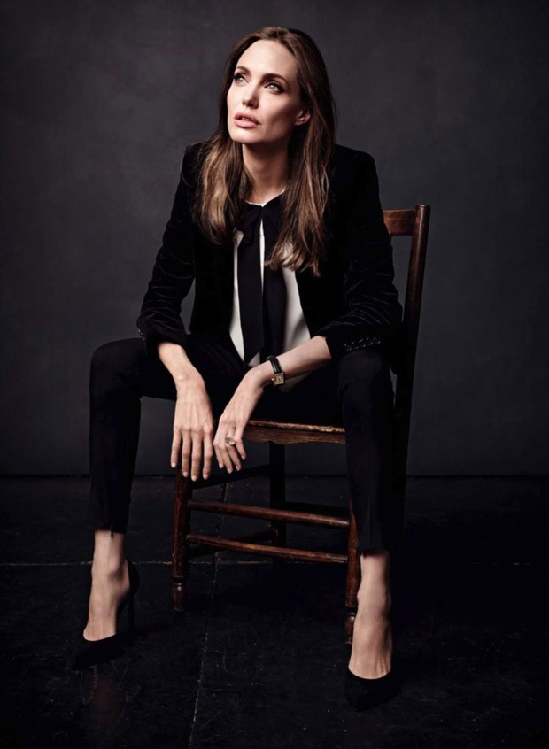 Angelina Jolie w stylowej sesji dla ELLE France