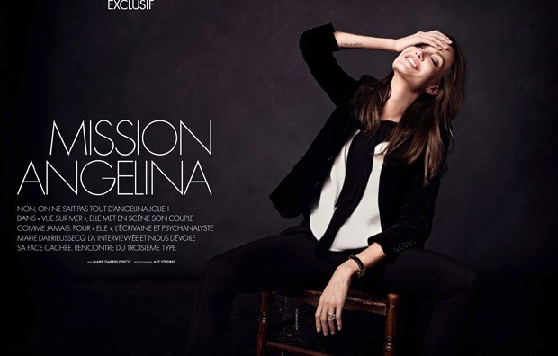 Angelina Jolie w stylowej sesji dla ELLE France