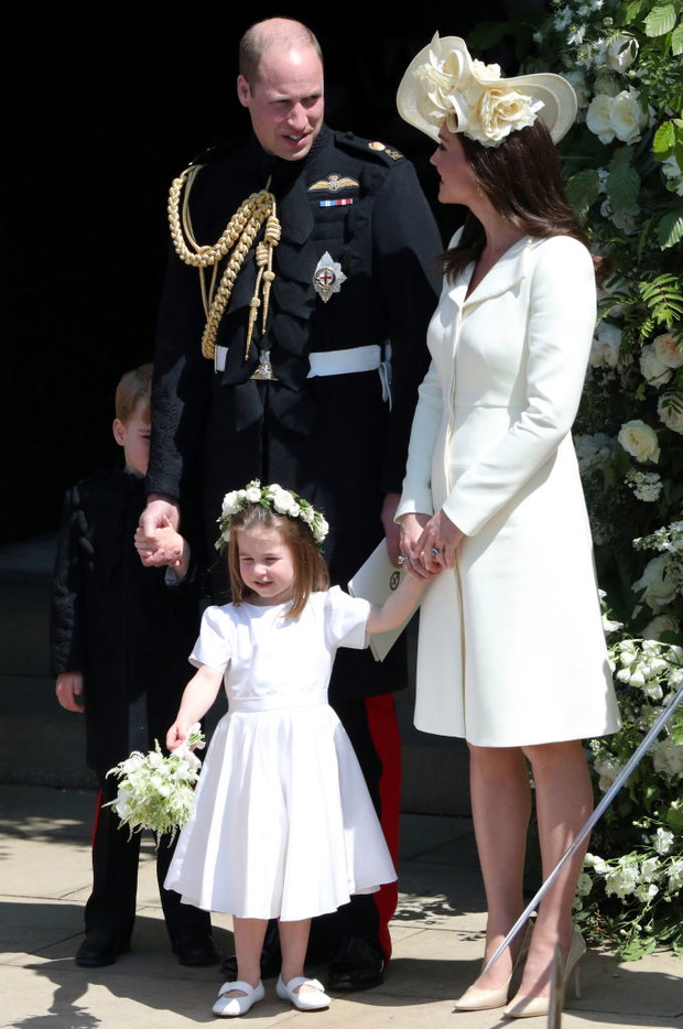 Mała Charlotte i księżna Kate