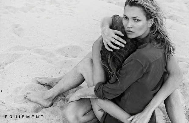 Daria Werbowy i Kate Moss w kampanii Equipment wiosna-lato 2016